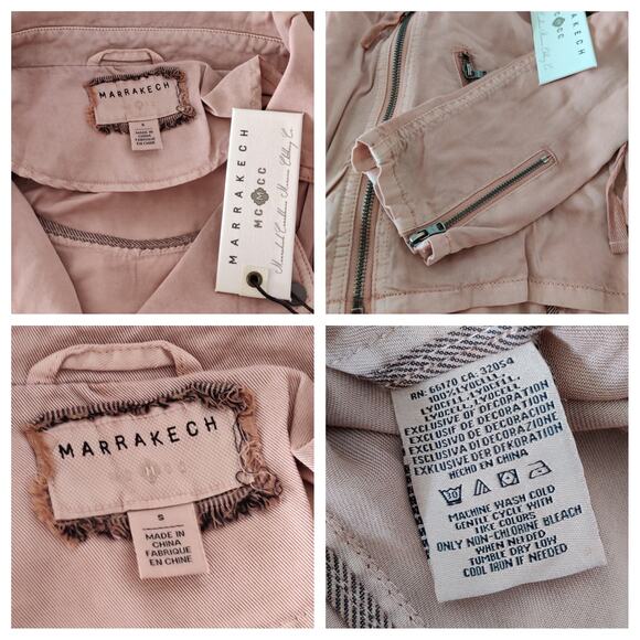 Anthro Marrakech Ronika Draped Moto Jacket - Picture 5 of 5